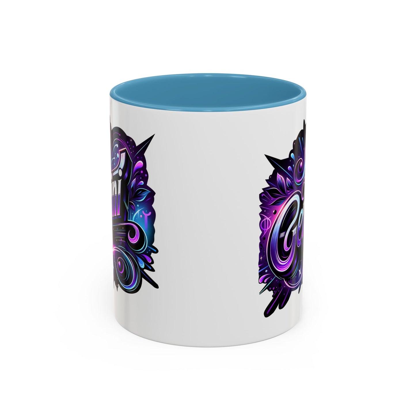 Gemini Accent Coffee Mug - Colorful Astrology Mug, Horoscope Gift, Zodiac Lover's Mug, Unique Coffee Cup, Personalised Birthday Gift