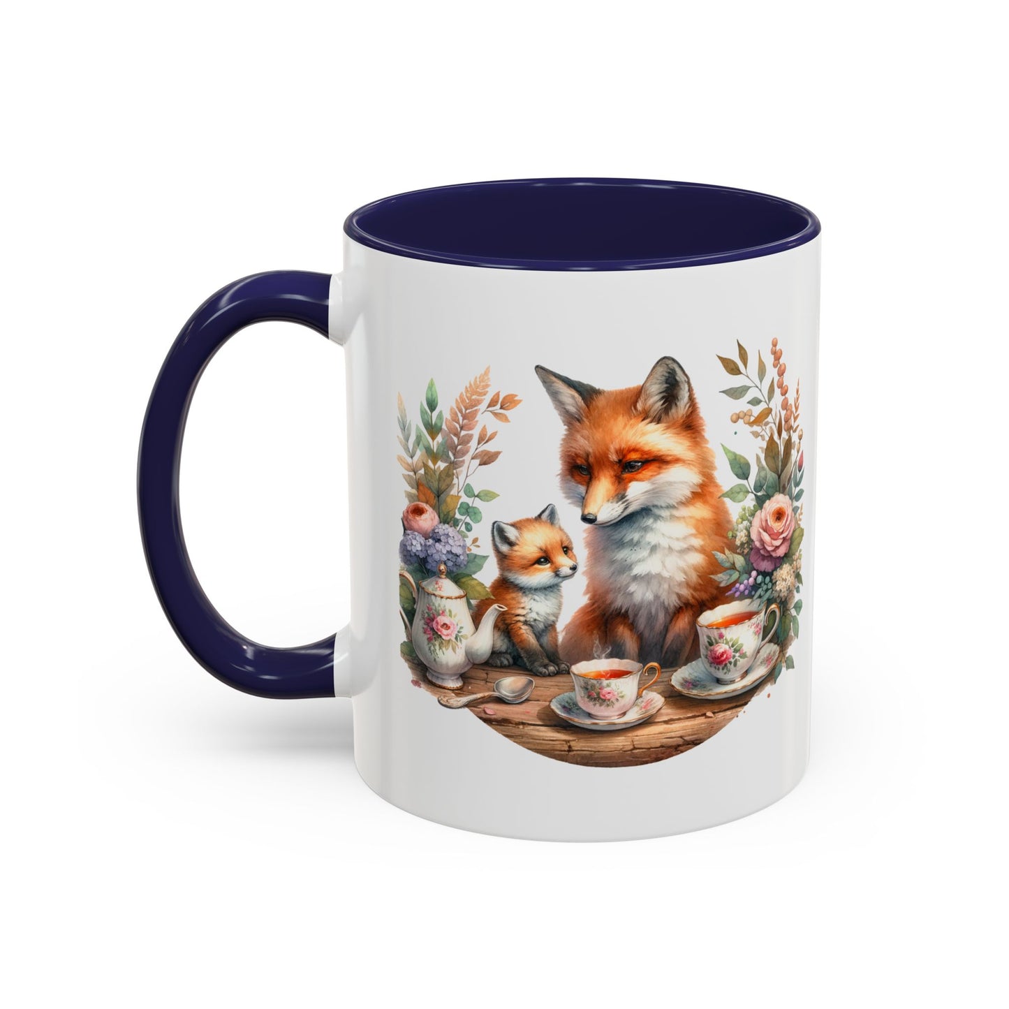 Whimsical Fox Art Coffee Mug - Perfect Gift for Nature Lovers, Home Decor, Animal Enthusiasts, Birthday, Mother's Day