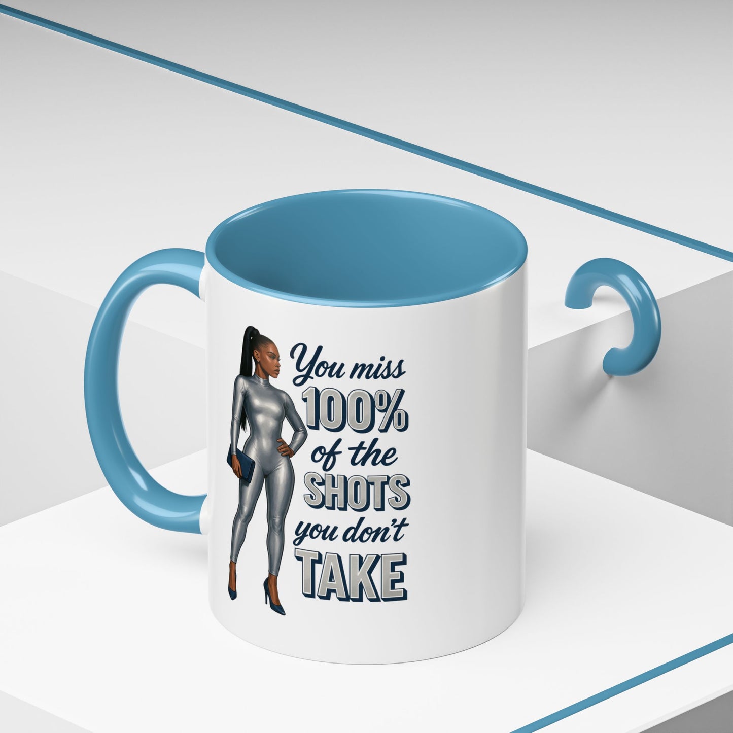 Motivational Accent Coffee Mug - Inspirational Gift for Goal-Diggers, Perfect for Home Office, Birthdays, Graduation, Motivation