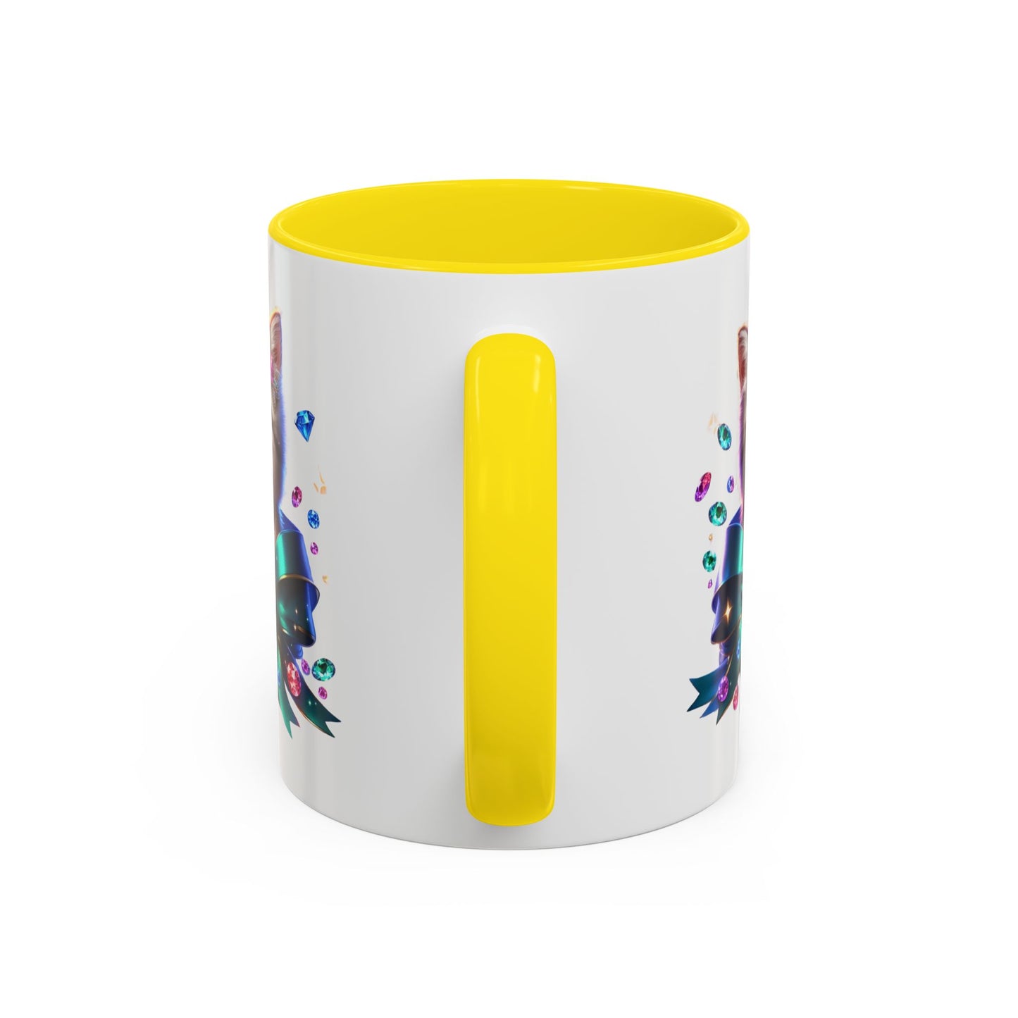 Cute Cat Accent Mug - Perfect Gift for Cat Lovers, Animal Enthusiasts, Birthdays, Housewarmings, Pet Adoption Celebrations