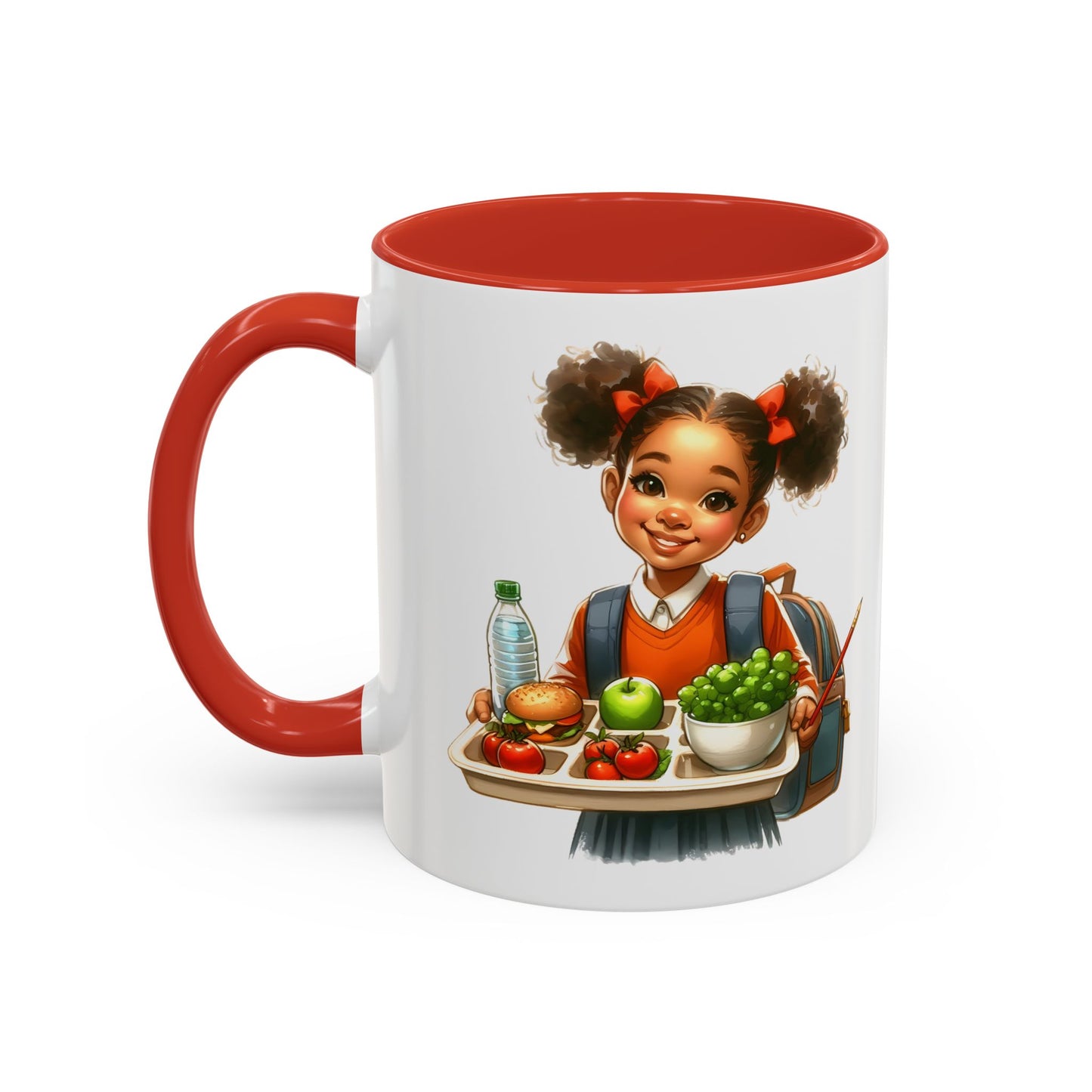 Happy Kids Accent Coffee Mug - Fun Drinkware for Home, School, Nursery, Gifts, Birthday, Holidays, Cute Design