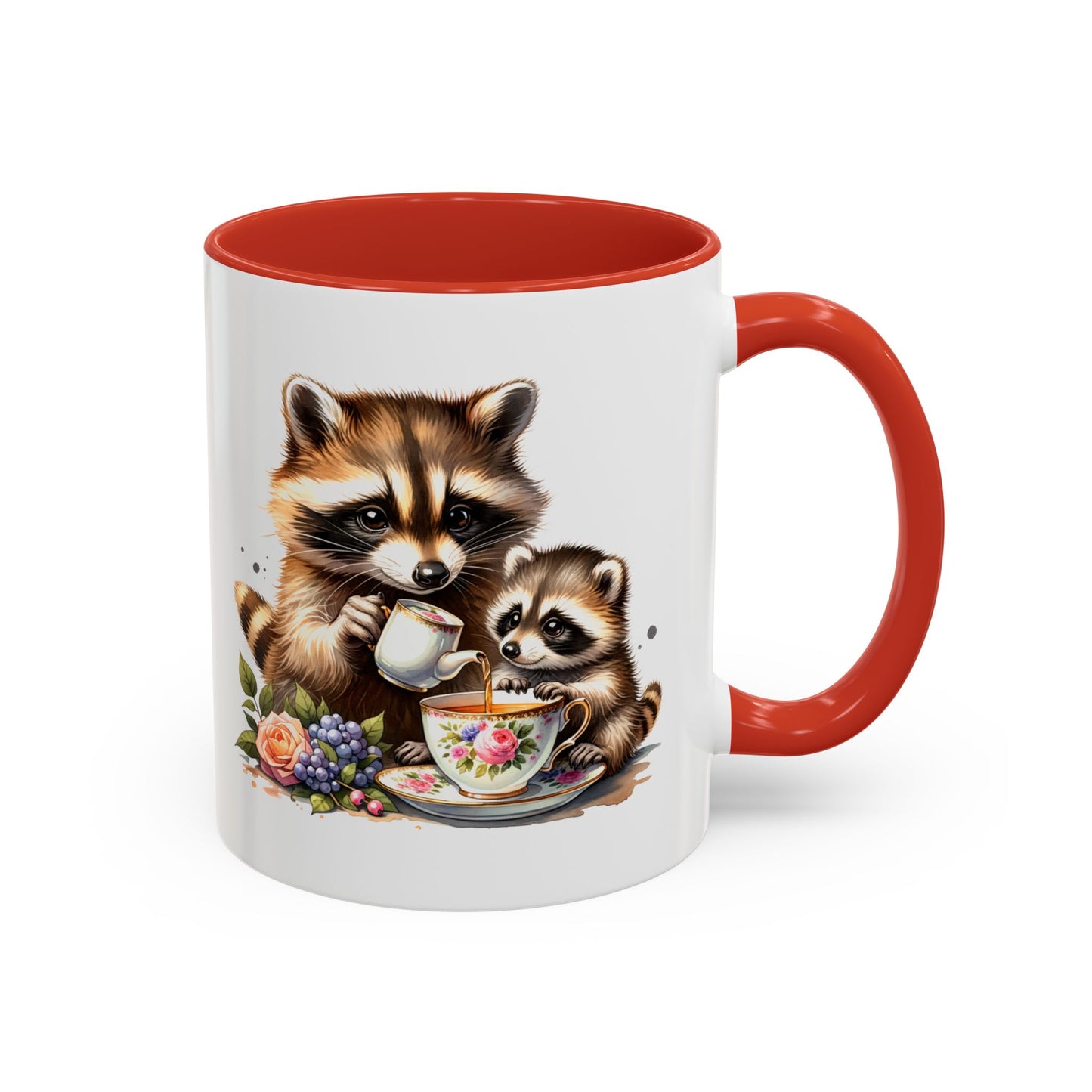 Whimsical Raccoon Coffee Mug - Perfect Gift for Animal Lovers, Cute Kitchen Decor, Tea Lovers, Nature Enthusiasts, Mother's Day