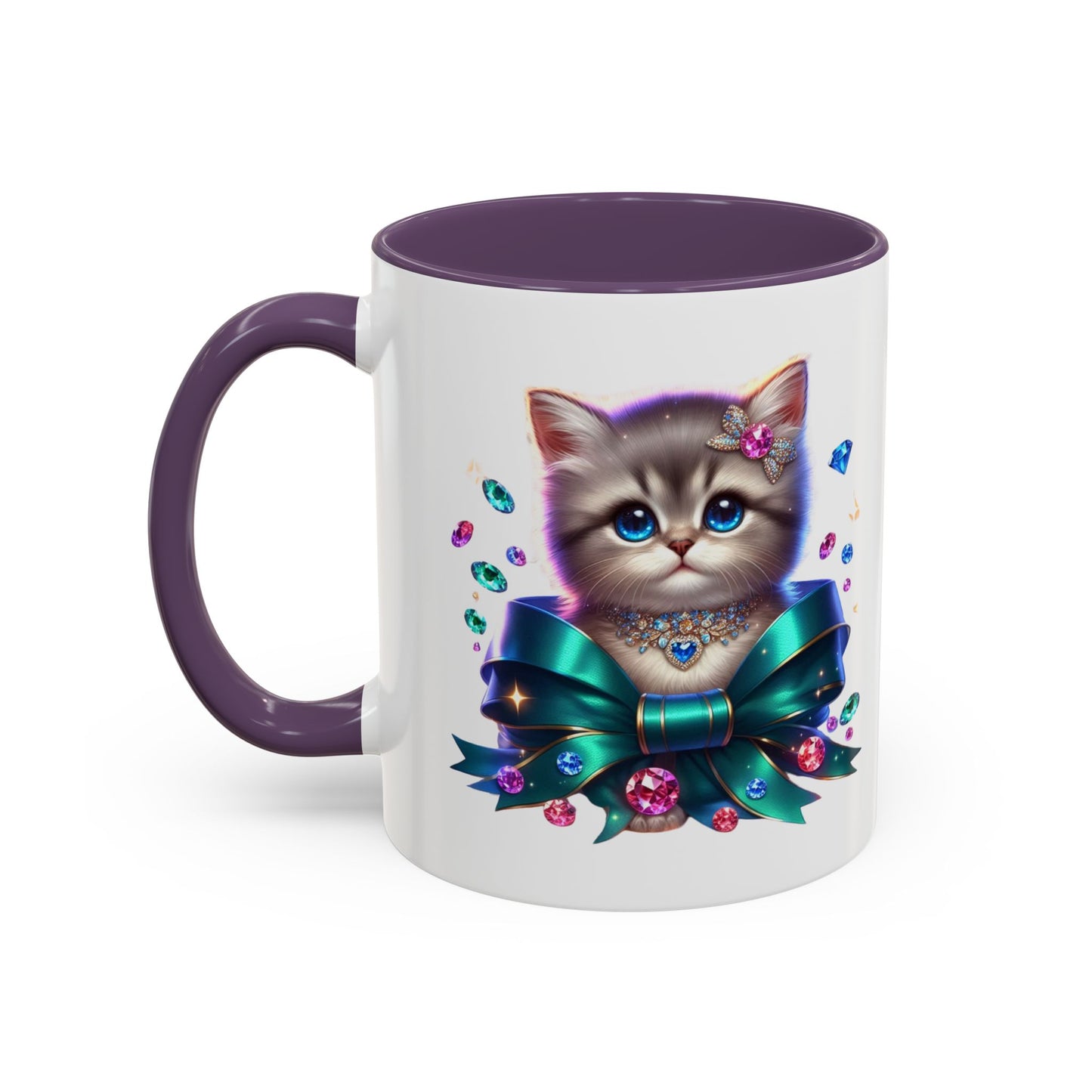Cute Cat Accent Mug - Perfect Gift for Cat Lovers, Animal Enthusiasts, Birthdays, Housewarmings, Pet Adoption Celebrations