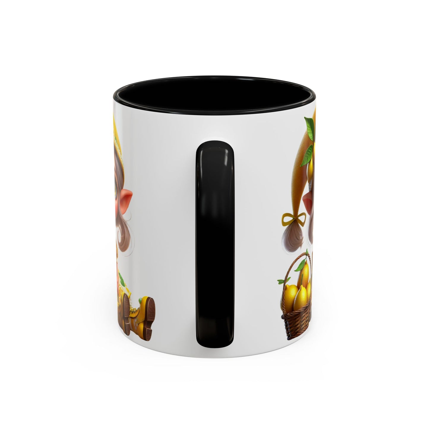 Whimsical Lemon Elf Coffee Mug - Perfect Gift for Spring & Summer