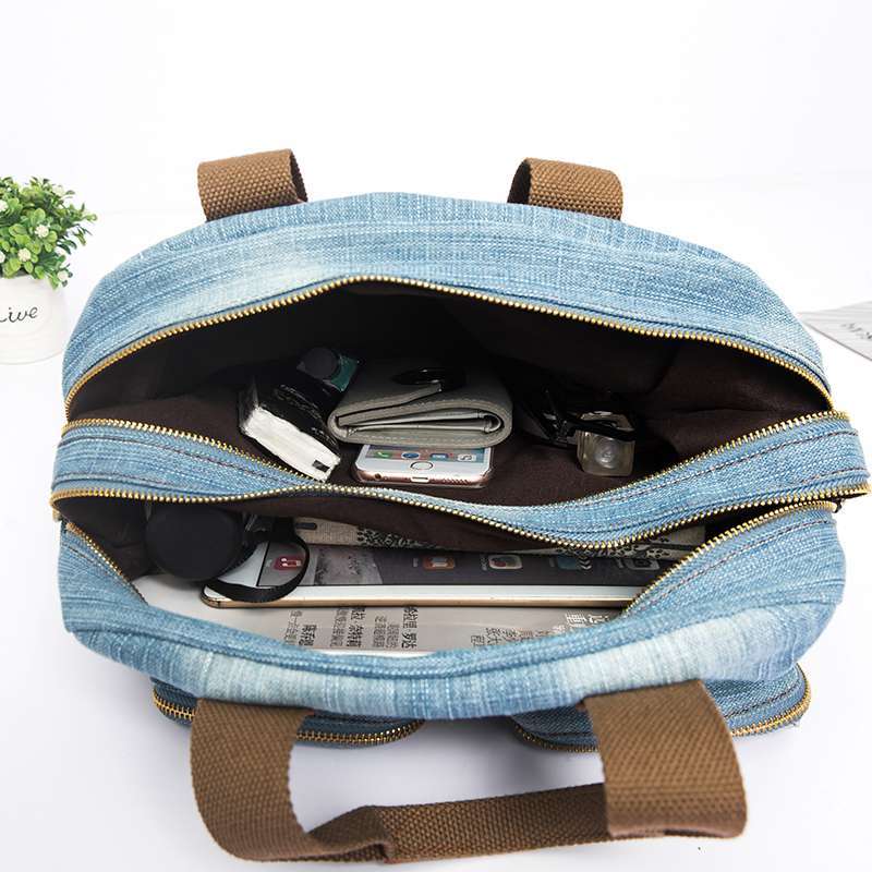Denim bag canvas bag