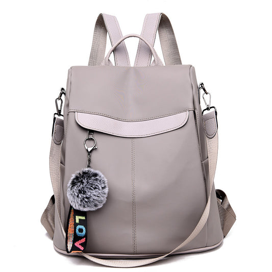 New Fashion Outer Backpack Female Male Middle School Student Casual School Bag