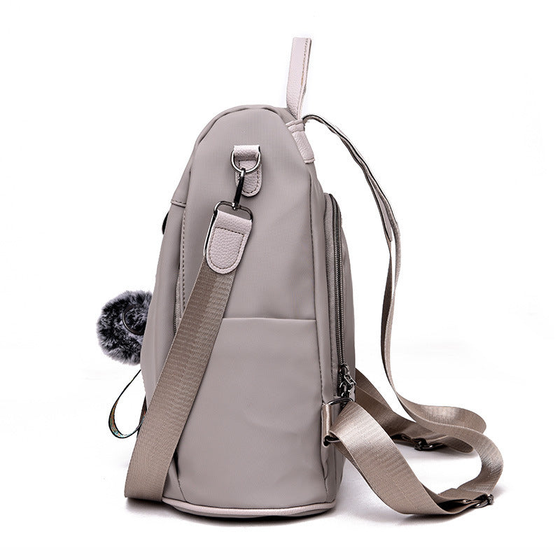 New Fashion Outer Backpack Female Male Middle School Student Casual School Bag