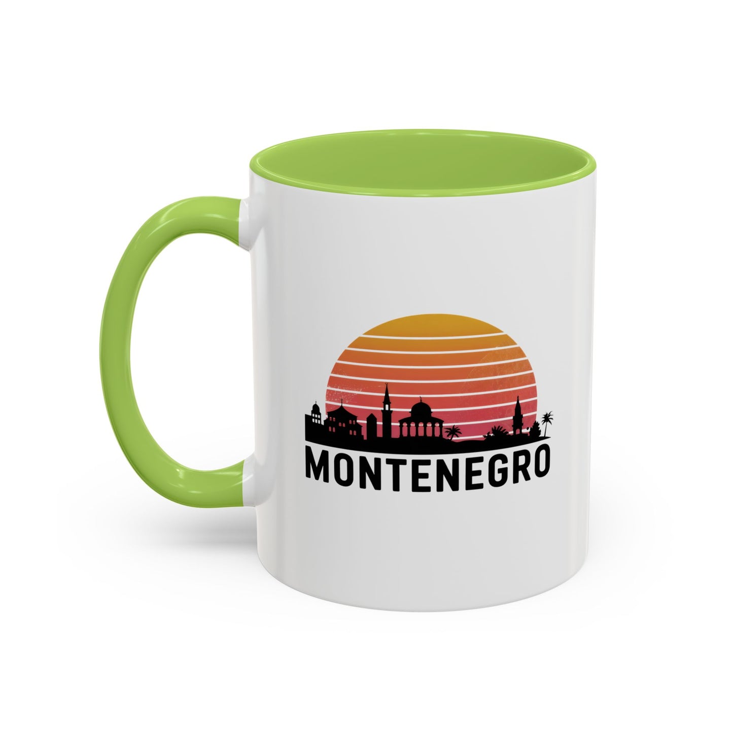 Montenegro Sunset Coffee Mug, Unique Black Accent Mug, Gift for Coffee Lovers, Travel Mug, Home Decor, Souvenir