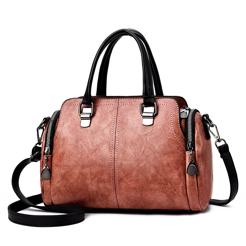 Soft Leather Mother Shoulder Messenger Bag