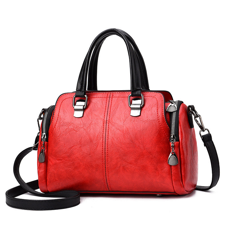Soft Leather Mother Shoulder Messenger Bag