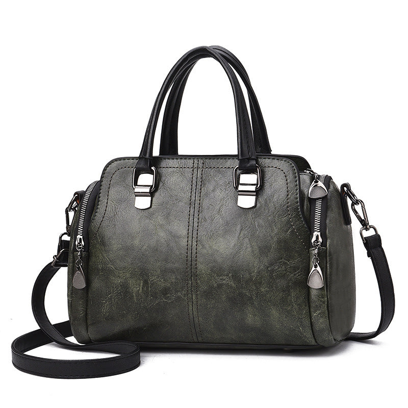 Soft Leather Mother Shoulder Messenger Bag