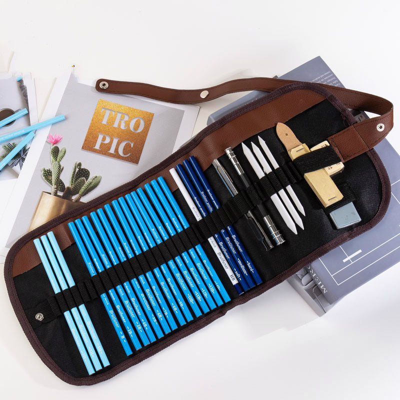 Pencil Sketch Set For Beginners Drawing Charcoal