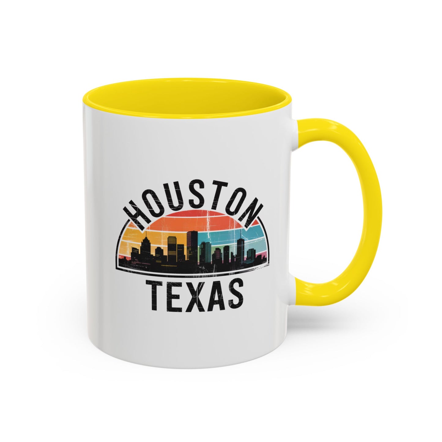 Houston Texas Accent Coffee Mug - Perfect for Souvenir Lovers, Gift for Texas Proud, Travel Mugs, Cityscape Kitchen Decor, Coffee Lovers