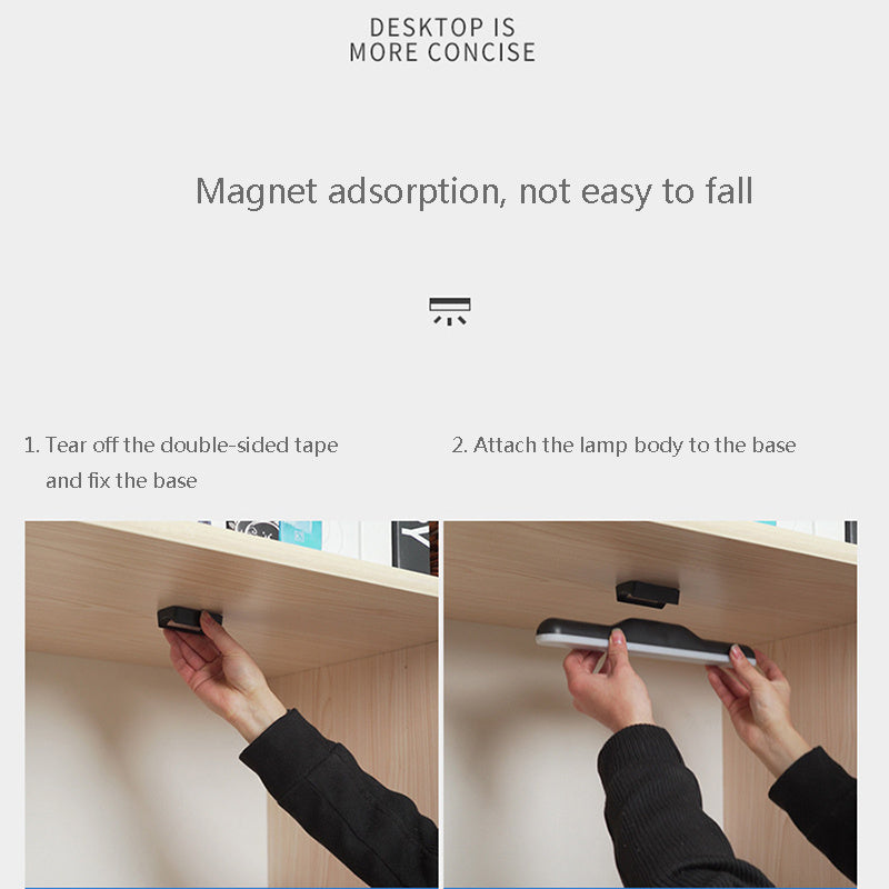 Lamp Dormitory Lamp Portable Adsorption USB Rechargeable Eye Protection Desk Lamp