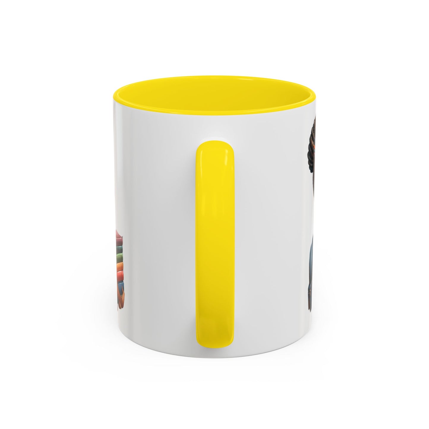 Accent Coffee Mug with Empowering Design, Student Gift, Books Lover Mug, Motivational Cup, School Supplies