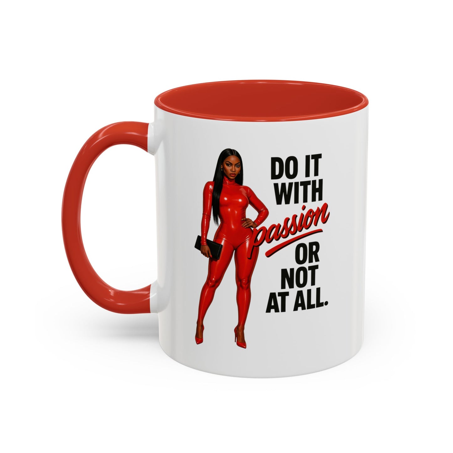 Vibrant Passionate Coffee Mug - Perfect for Tea Lovers, Gift for Friends, Motivational Drinkware, Unique Office Coffee Cup