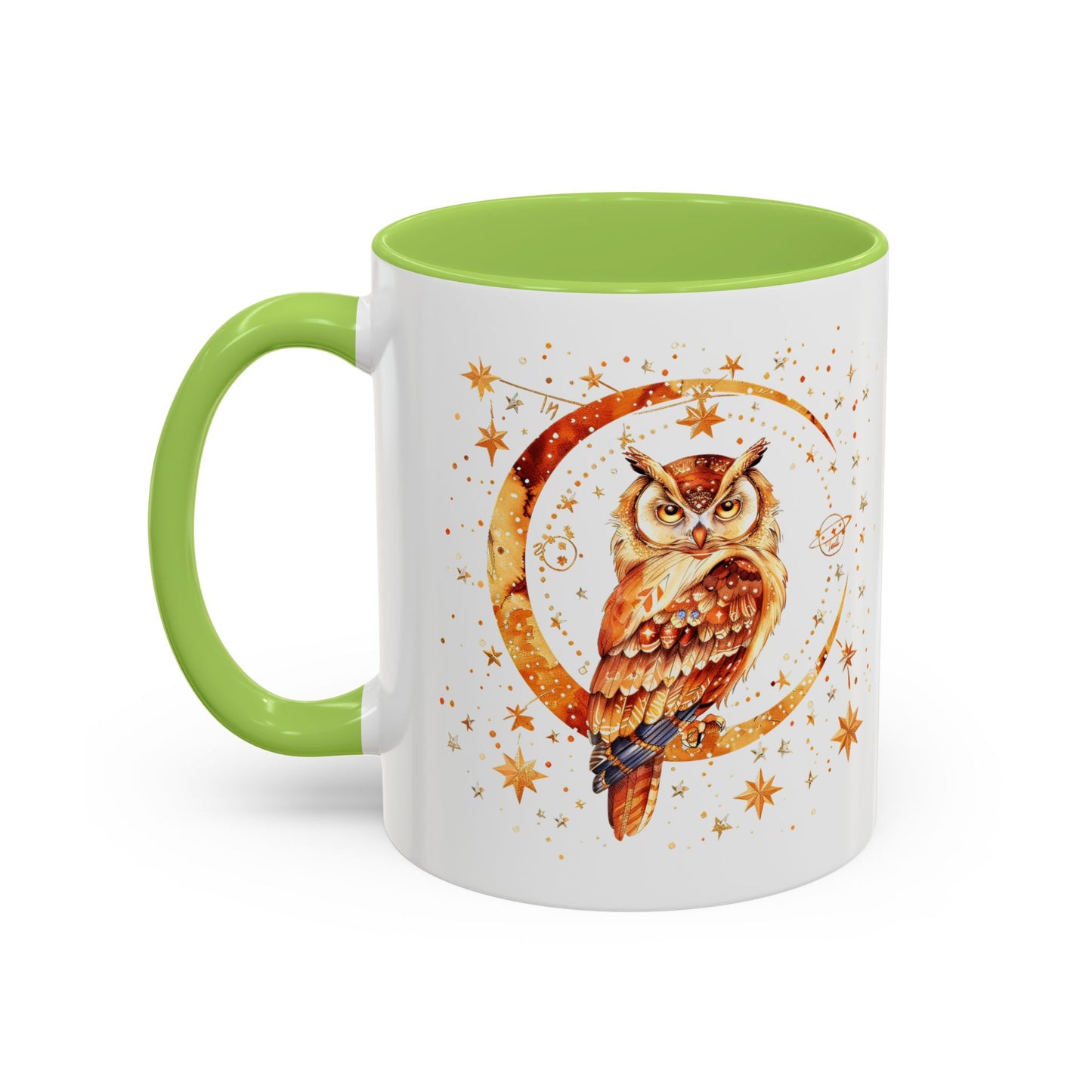 Mystical Owl Coffee Mug - Celestial Decor, Perfect Gift for Owl Lovers, Cozy Vibes, Unique Home Accents, Astrology Tea Cup