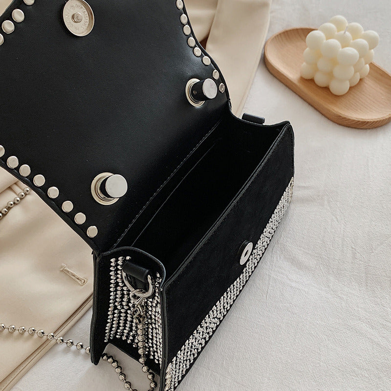 Popular Bright Diamond Small Bag Female Bag Chain Messenger Bag