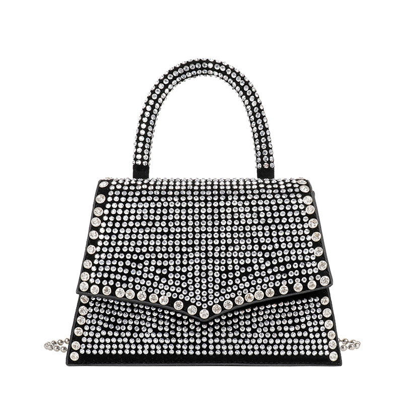 Popular Bright Diamond Small Bag Female Bag Chain Messenger Bag
