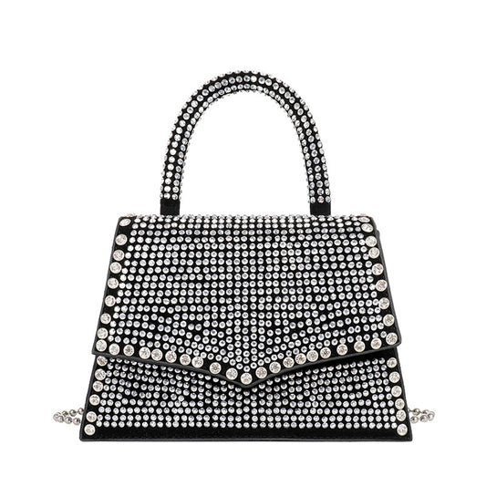 Popular Bright Diamond Small Bag Female Bag Chain Messenger Bag