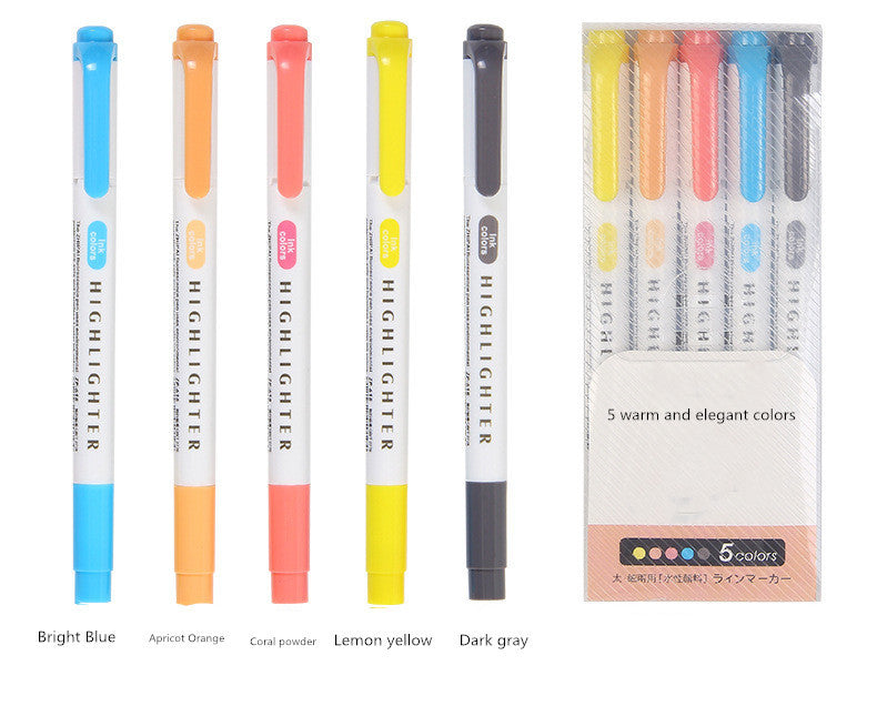 25 couleurs Double Tête Surligneur Stylo Mildliner Couleurs Fluorescentes Surligneurs Art Marqueur École & Bureau Art Offre de Papeterie Store Hive UNIjuntos