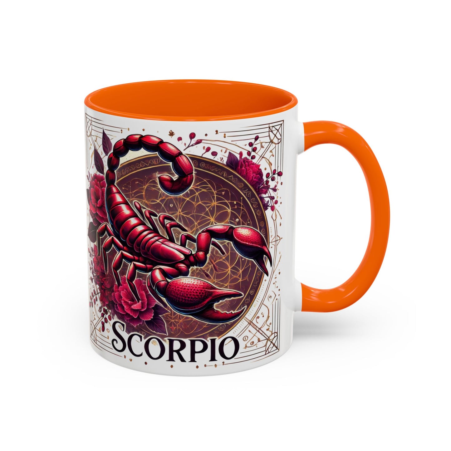 Scorpio Zodiac Accent Coffee Mug - Astrology Gift for Scorpios