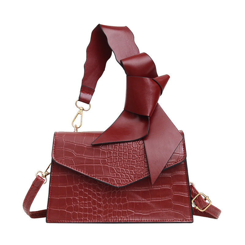 Good Quality Female Small bag Female Bag Summer New Style Autumn Fashion Simple Bow Chain Small Bag Atmospheric Small Square Bag