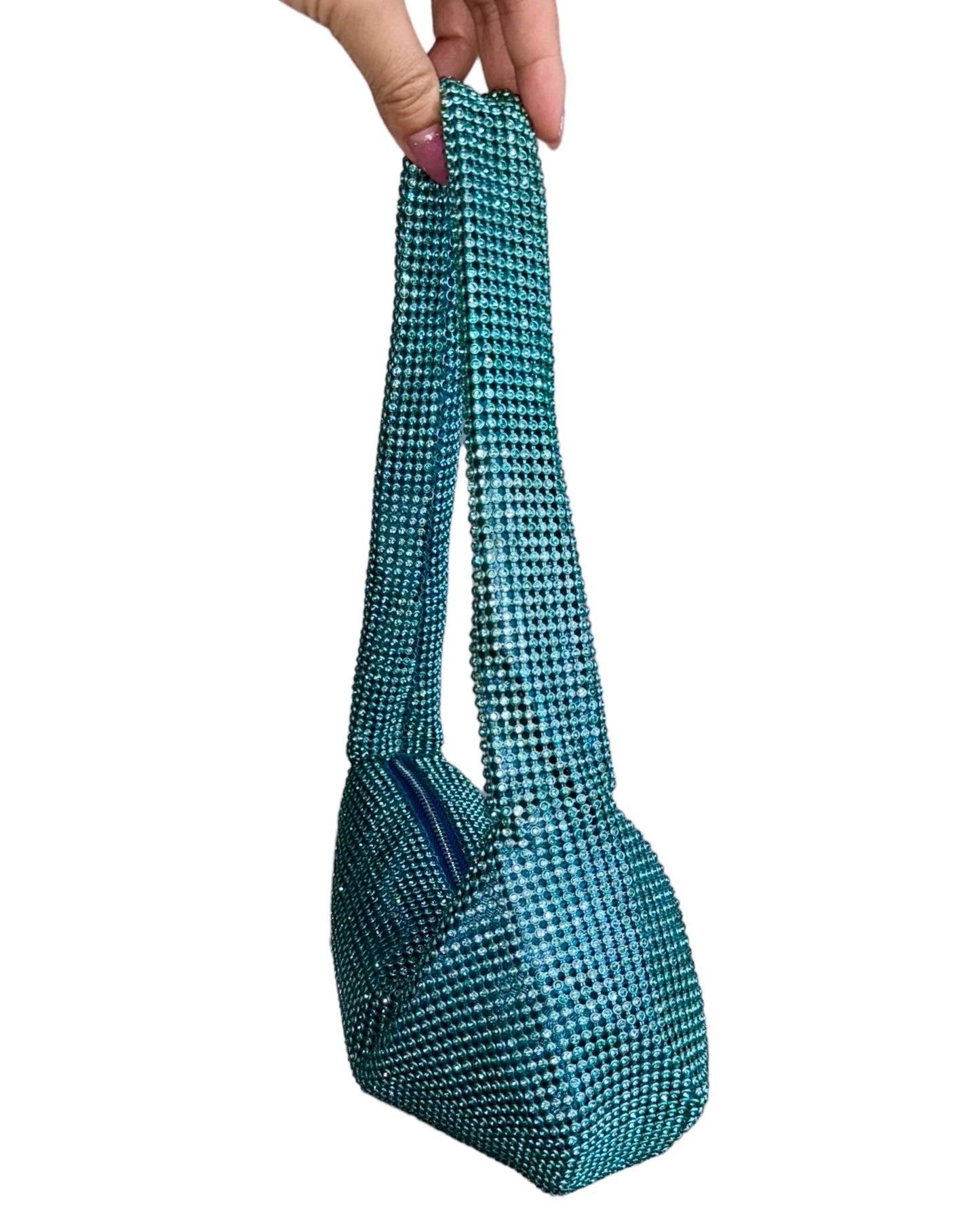 Rhinestone Mini Shoulder Bag-3