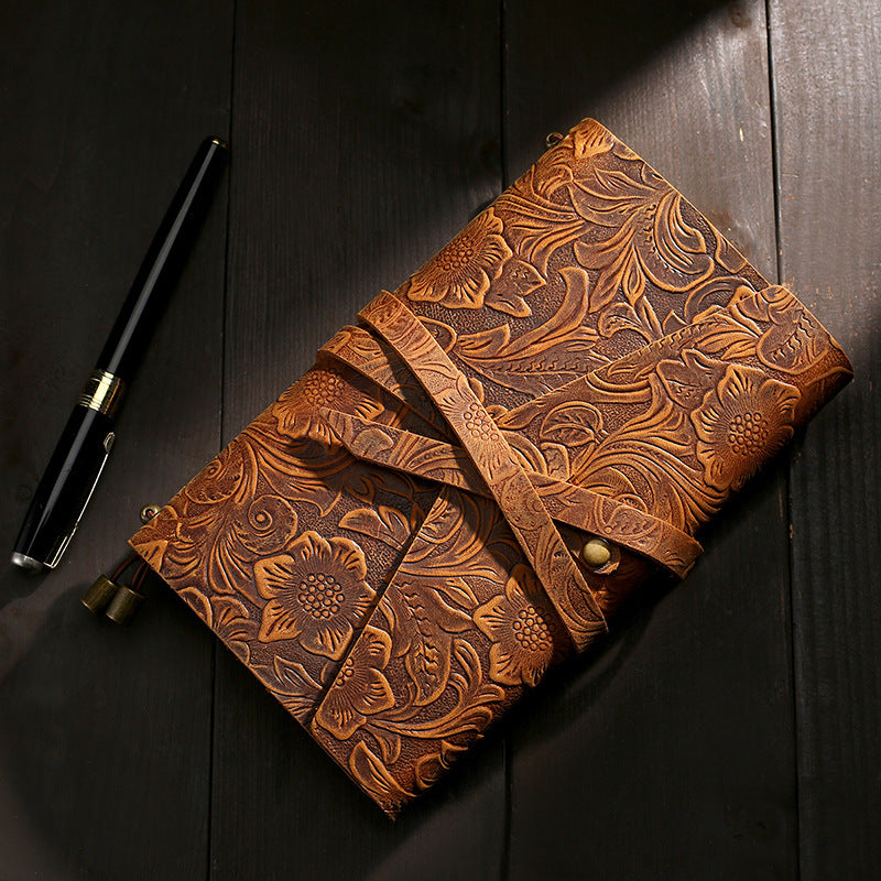 Vintage Leather Tie Rope Creative Notebook