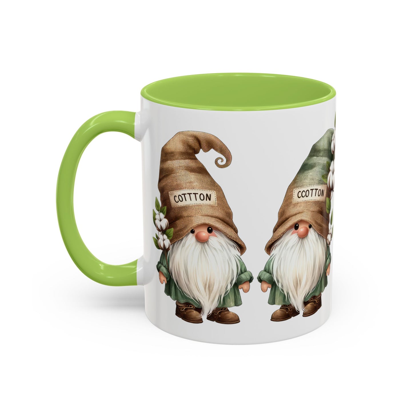 Gnome-Themed Accent Coffee Mug with Floral Design, Perfect for Gifting, Home Decor, Cozy Mornings, Tea Lovers, Housewarming
