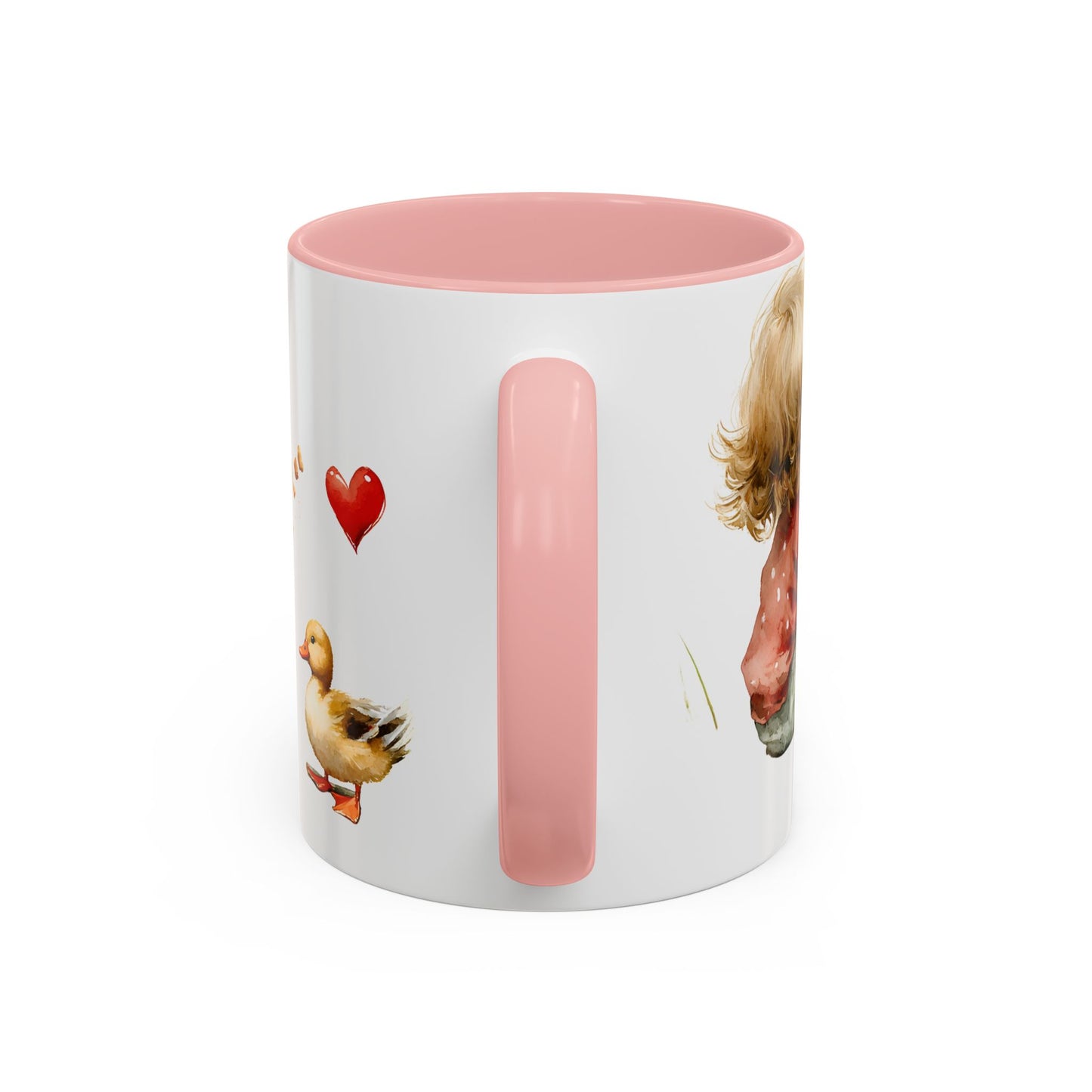 Adorable Duck-Themed Coffee Mug for Kids, Cute Child & Duck Design, Perfect Gift for Birthdays, Baby Showers, Animal Lovers, Kitchen Decor