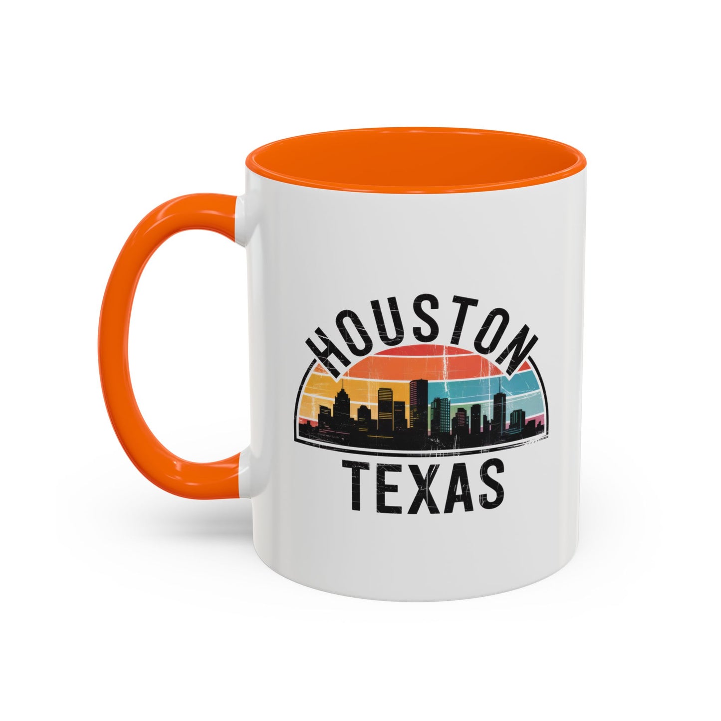Houston Texas Accent Coffee Mug - Perfect for Souvenir Lovers, Gift for Texas Proud, Travel Mugs, Cityscape Kitchen Decor, Coffee Lovers