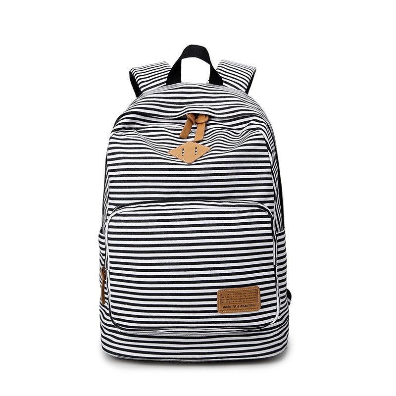 Middle School Student School Bag Navy Wind Casual Female Bag Backpack JFA UNIjuntos Entreprise