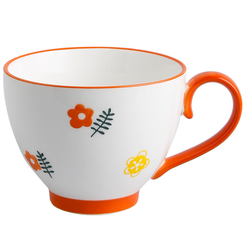 Large-capacity Oatmeal Cup Ceramic Mug Coffee Cup