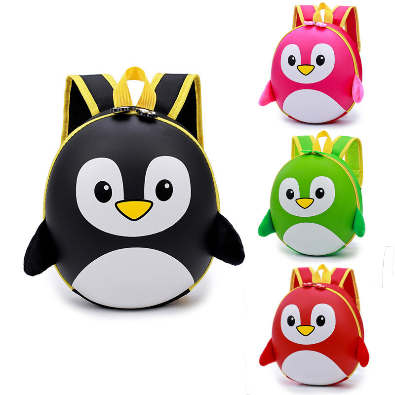 Children Cartoon Penguin Hard Shell School Bag Kindergarten Elementary School Bag JFA UNIjuntos Entreprise