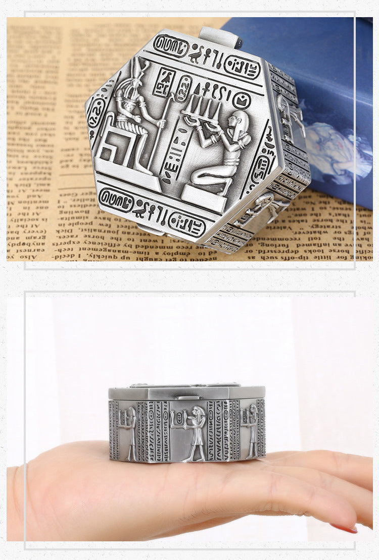 Vintage Jewelry Box Household High-end Earrings Jewelry Box