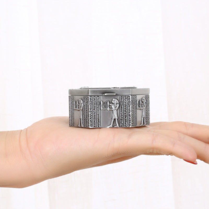 Vintage Jewelry Box Household High-end Earrings Jewelry Box