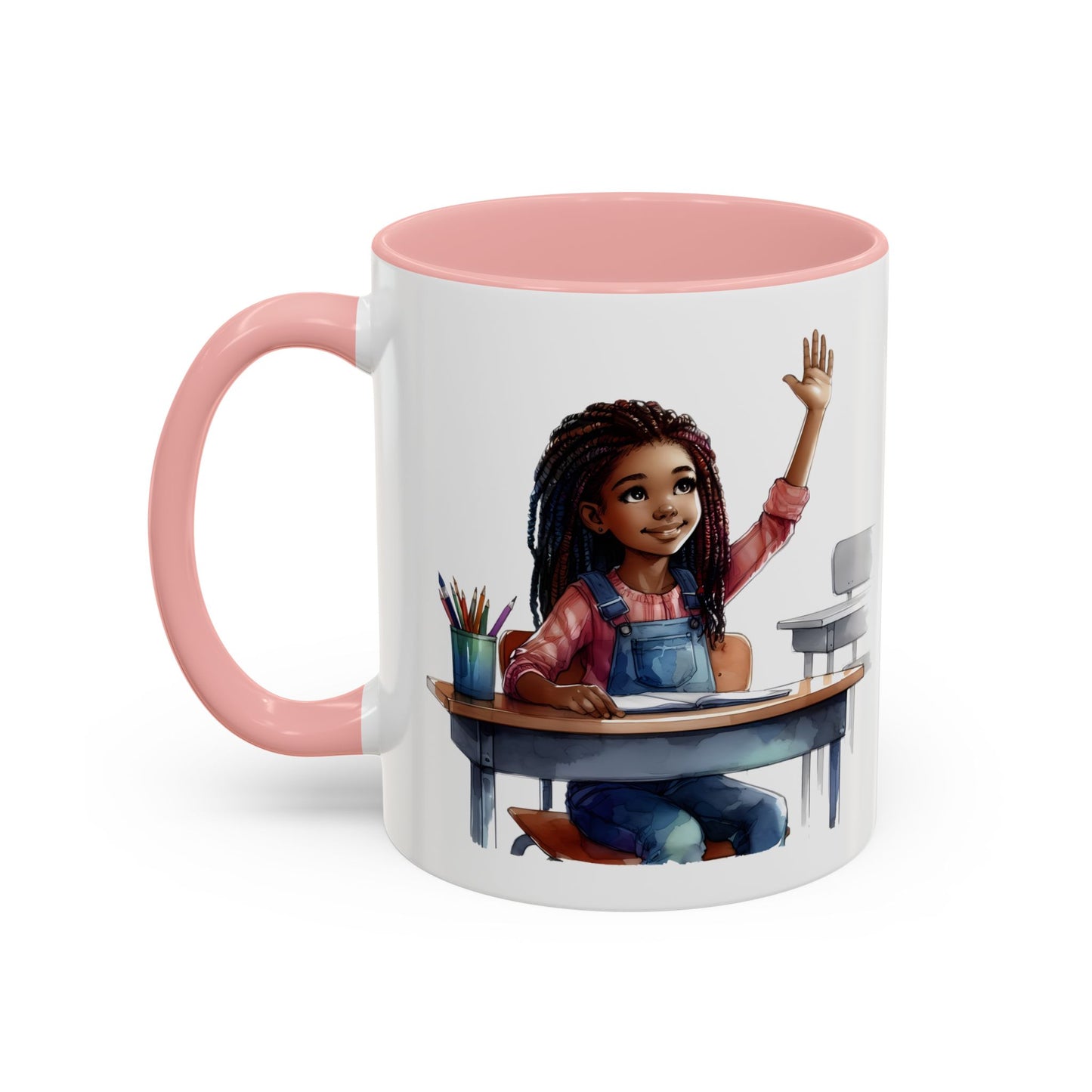 Cheerful Kids' Coffee Mug, Classroom Theme, Back to School Gift, Teacher Appreciation, Personalized Drinkware, Cute Art for Kids