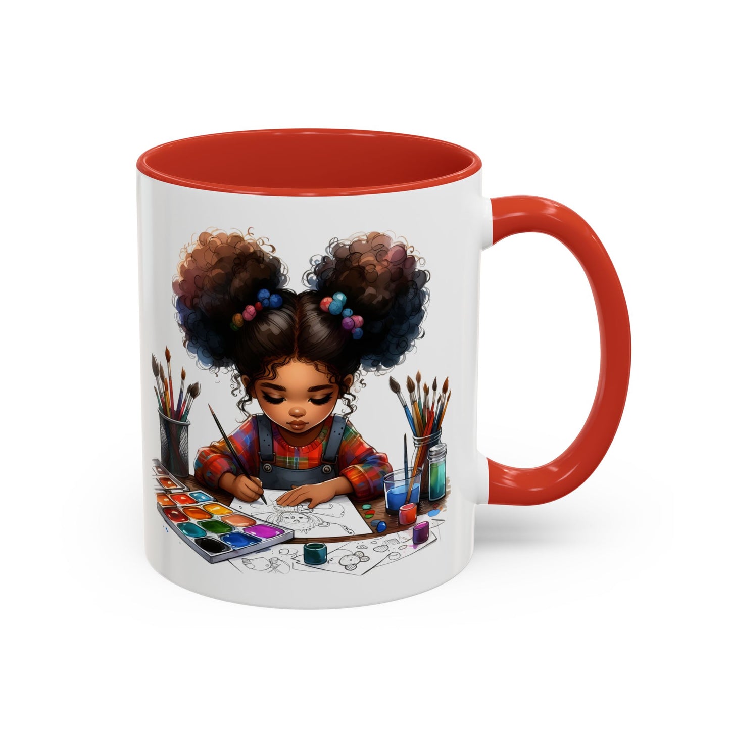 Creative Artist Coffee Mug, Colorful Art Mug, Gift for Artists, Studio Mug, Hot Beverage Cup, Unique Drinkware