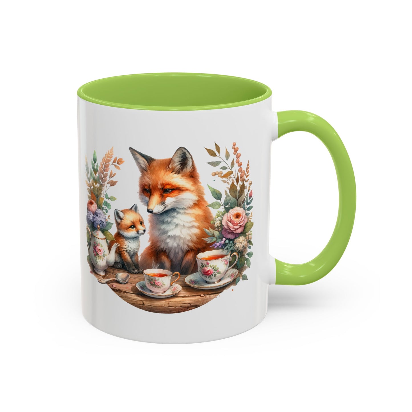 Whimsical Fox Art Coffee Mug - Perfect Gift for Nature Lovers, Home Decor, Animal Enthusiasts, Birthday, Mother's Day