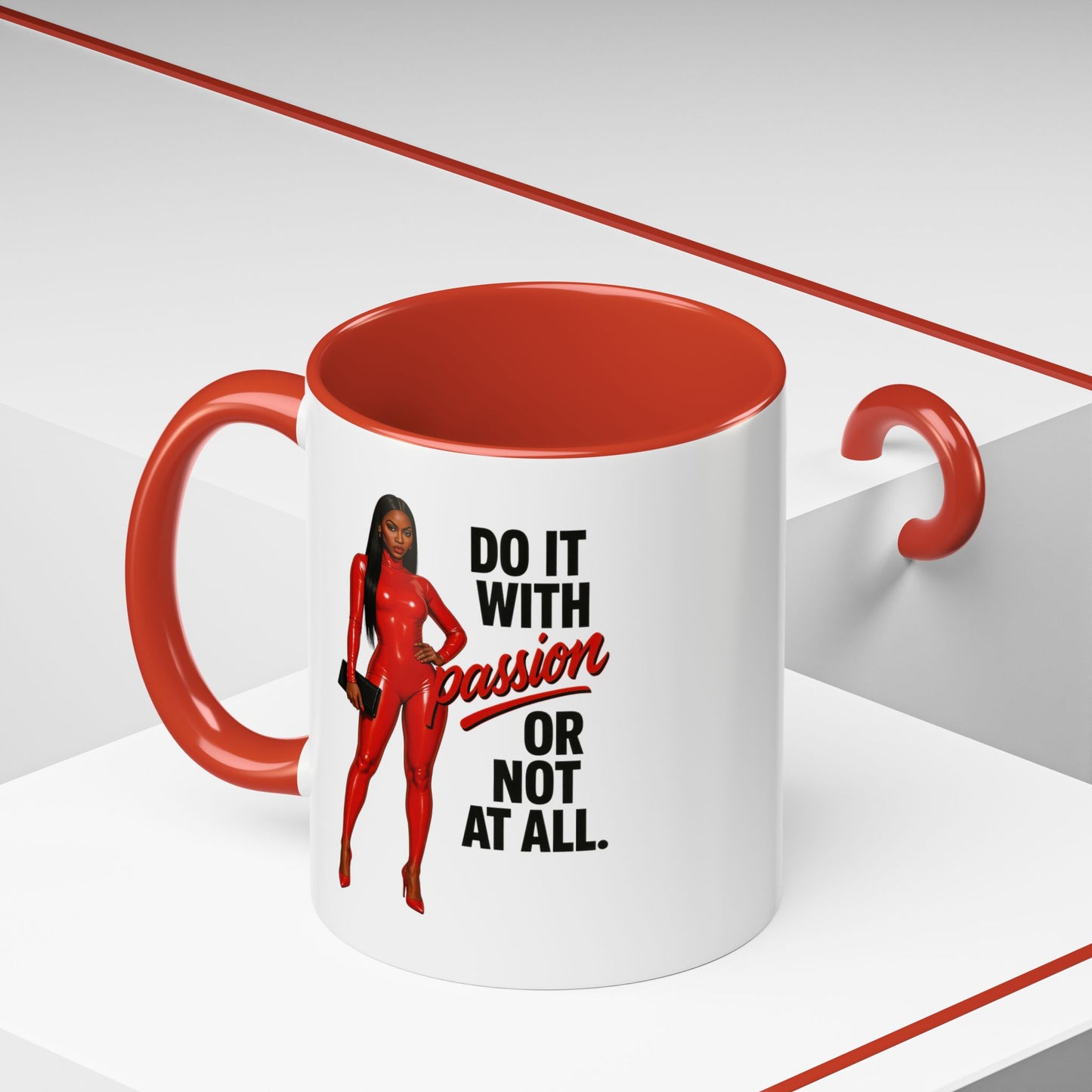 Vibrant Passionate Coffee Mug - Perfect for Tea Lovers, Gift for Friends, Motivational Drinkware, Unique Office Coffee Cup