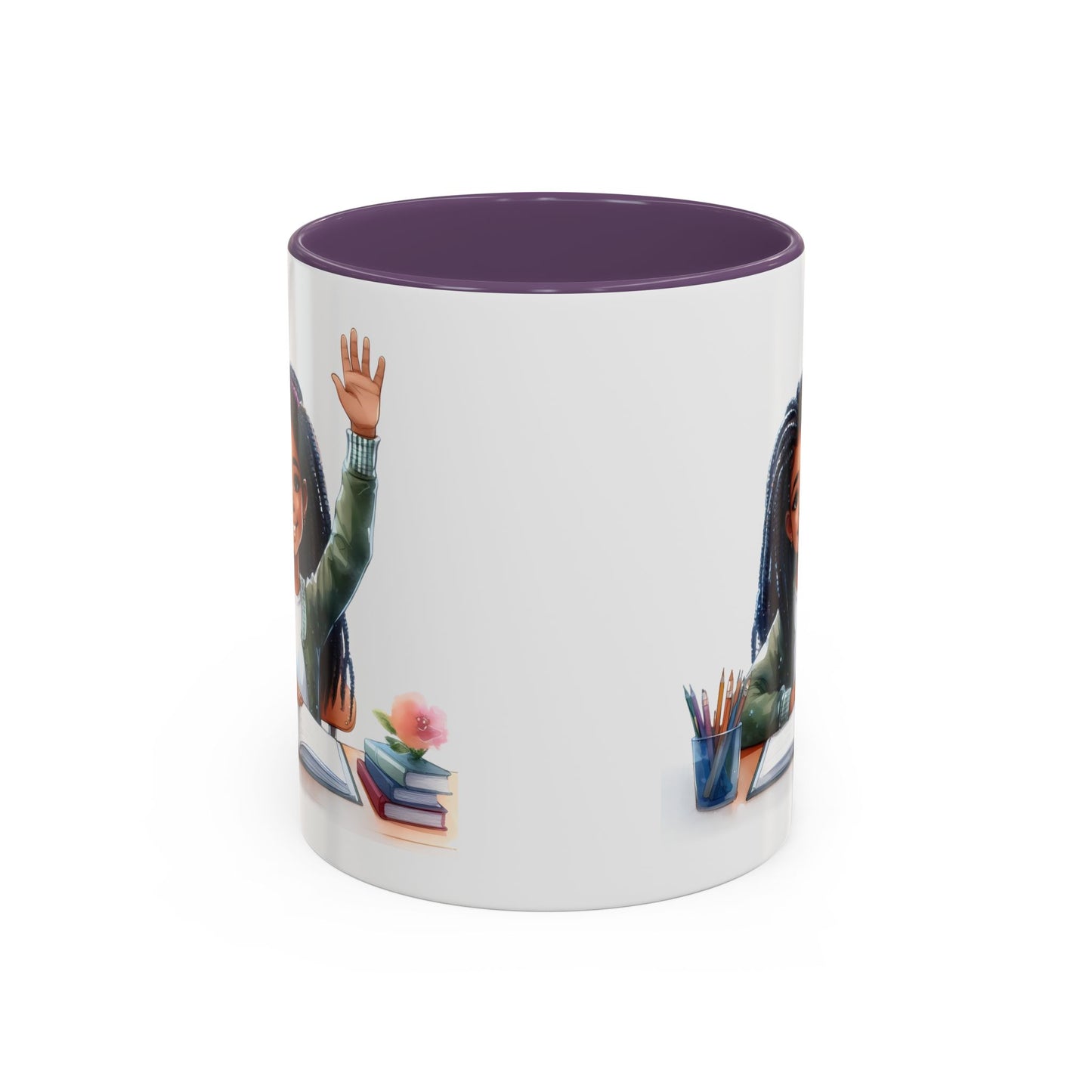 Charming Coffee Mug for Education Lovers, Black Accent Mug, Inspirational Teacher Gift, Cute School Mug, Study Buddy, Personalized [...]