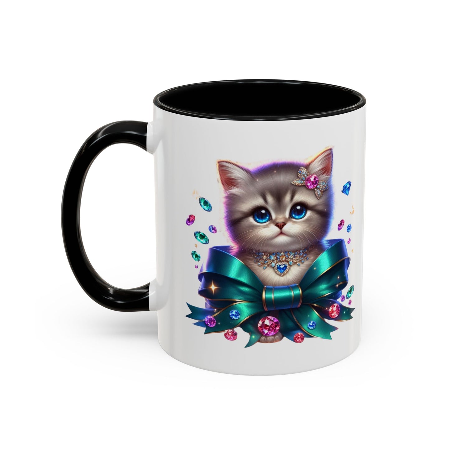 Cute Cat Accent Mug - Perfect Gift for Cat Lovers, Animal Enthusiasts, Birthdays, Housewarmings, Pet Adoption Celebrations