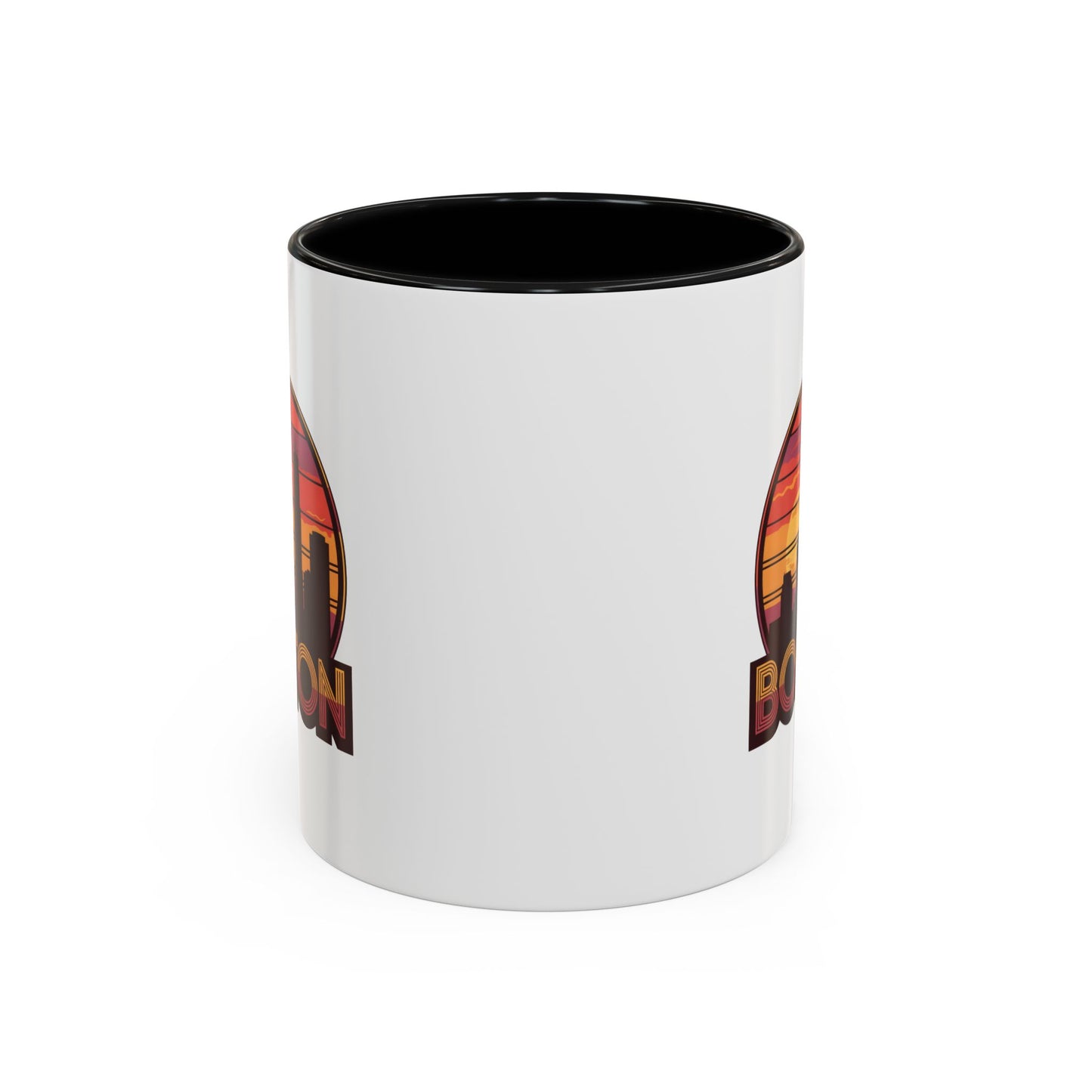 Boston Sunset Accent Coffee Mug, Unique Gift for Boston Lovers, Travel Souvenir, Home Decor, Coffee Lover's Gift, 11oz 15oz Options