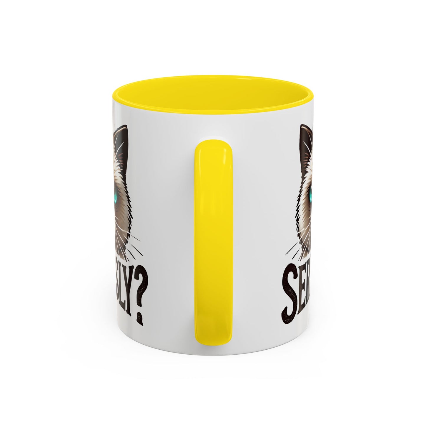 Funny Cat Accent Coffee Mug | Gift for Cat Lovers | Unique Ceramic Mug | Quirky Kitchen Decor | Humor Mug | Cat Person Gift