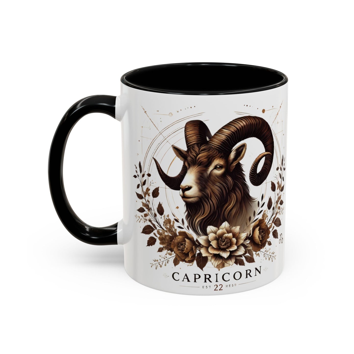 Capricorn Zodiac Coffee Mug - Elegant Astrological Design for Astrology Lovers