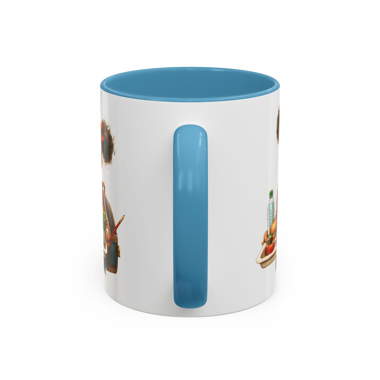 Happy Kids Accent Coffee Mug - Fun Drinkware for Home, School, Nursery, Gifts, Birthday, Holidays, Cute Design