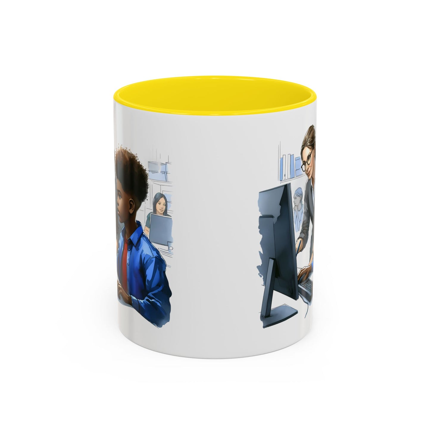 Empowering Desk Coffee Mug with Inspirational Design, Work Mug, Office Decor, Motivational Gift, Teacher Appreciation