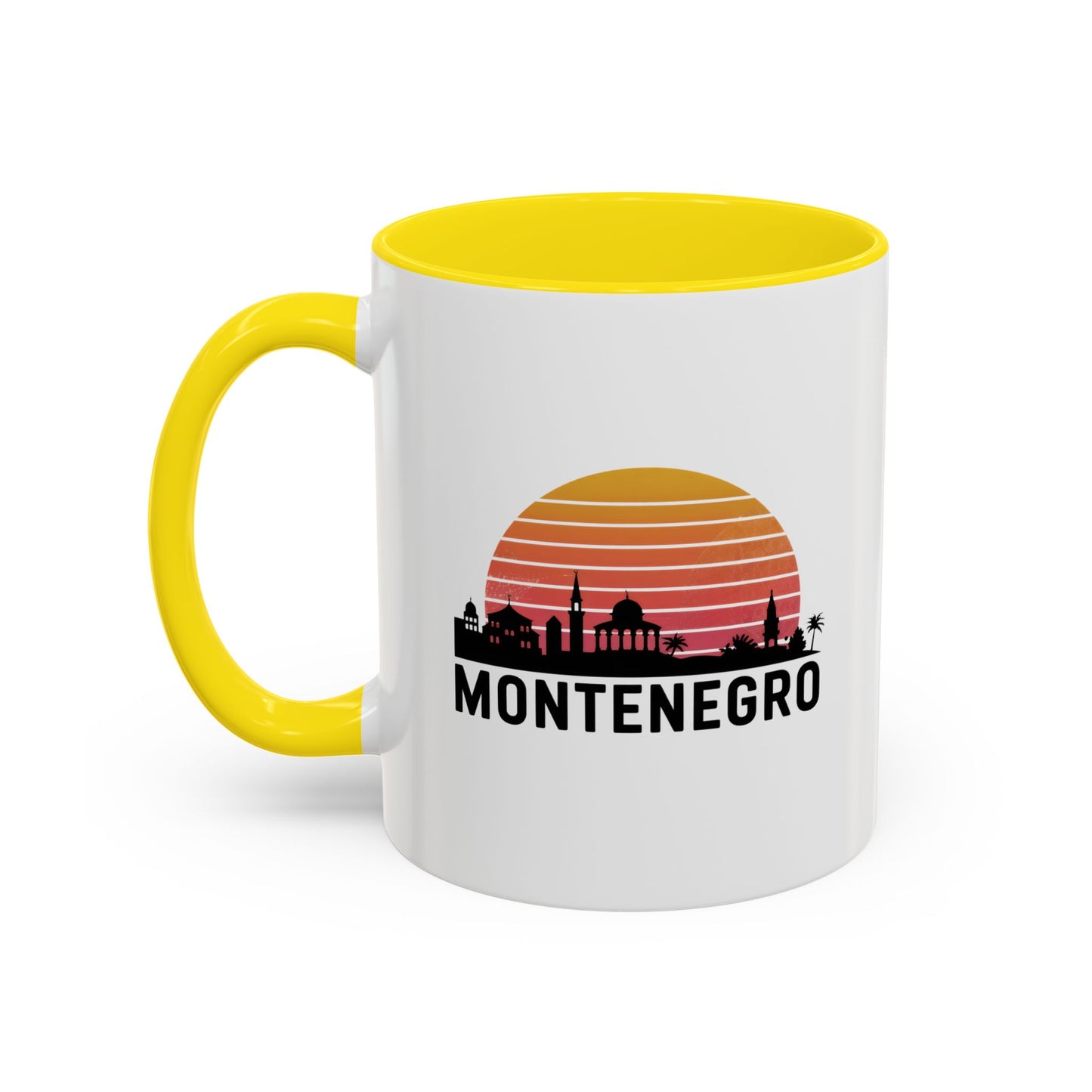 Montenegro Sunset Coffee Mug, Unique Black Accent Mug, Gift for Coffee Lovers, Travel Mug, Home Decor, Souvenir