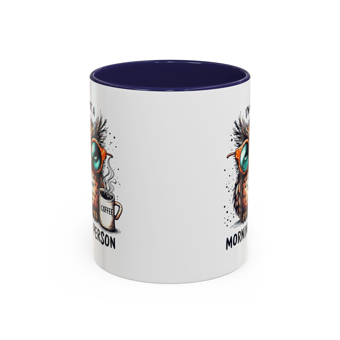 Funny Owl Coffee Mug, I'm Not a Morning Person Cup, Gift for Coffee Lovers, Cute Owl Mug, Quirky Ceramic Mug